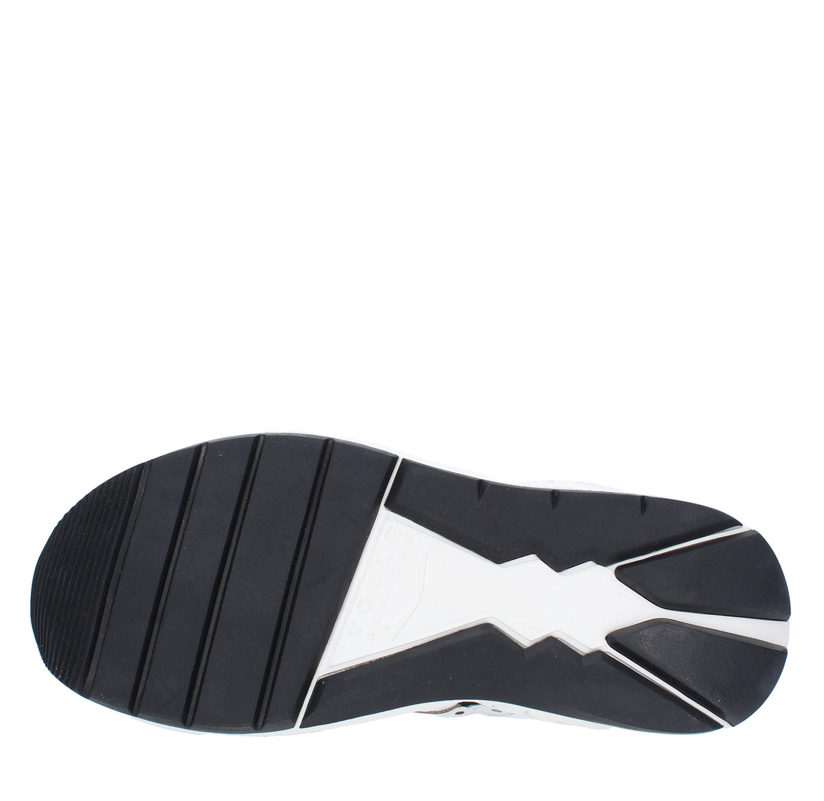 Sneakers in camoscio pelle e tessuto 