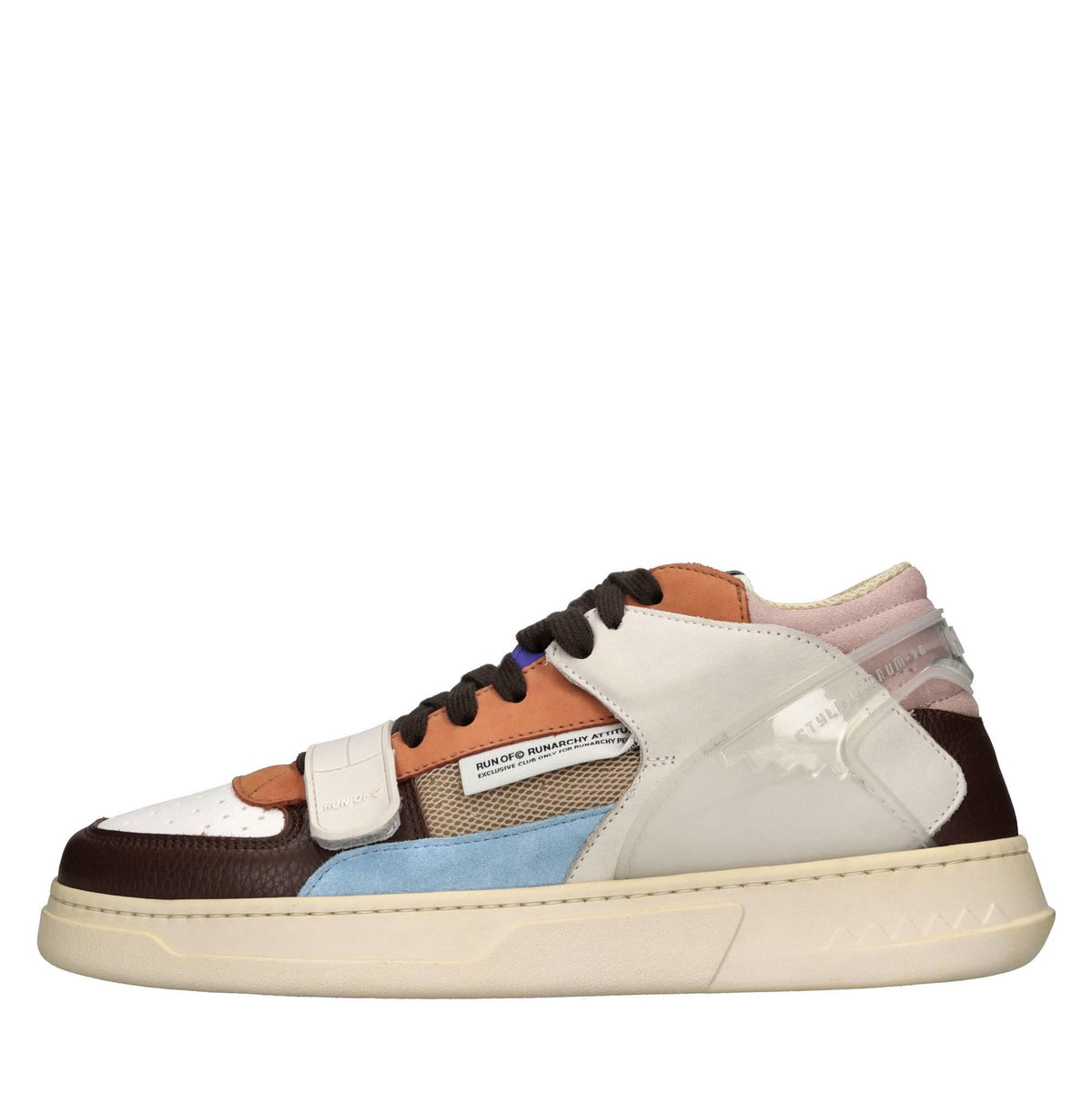 Sneakers modello MONST M in pelle e camoscio 