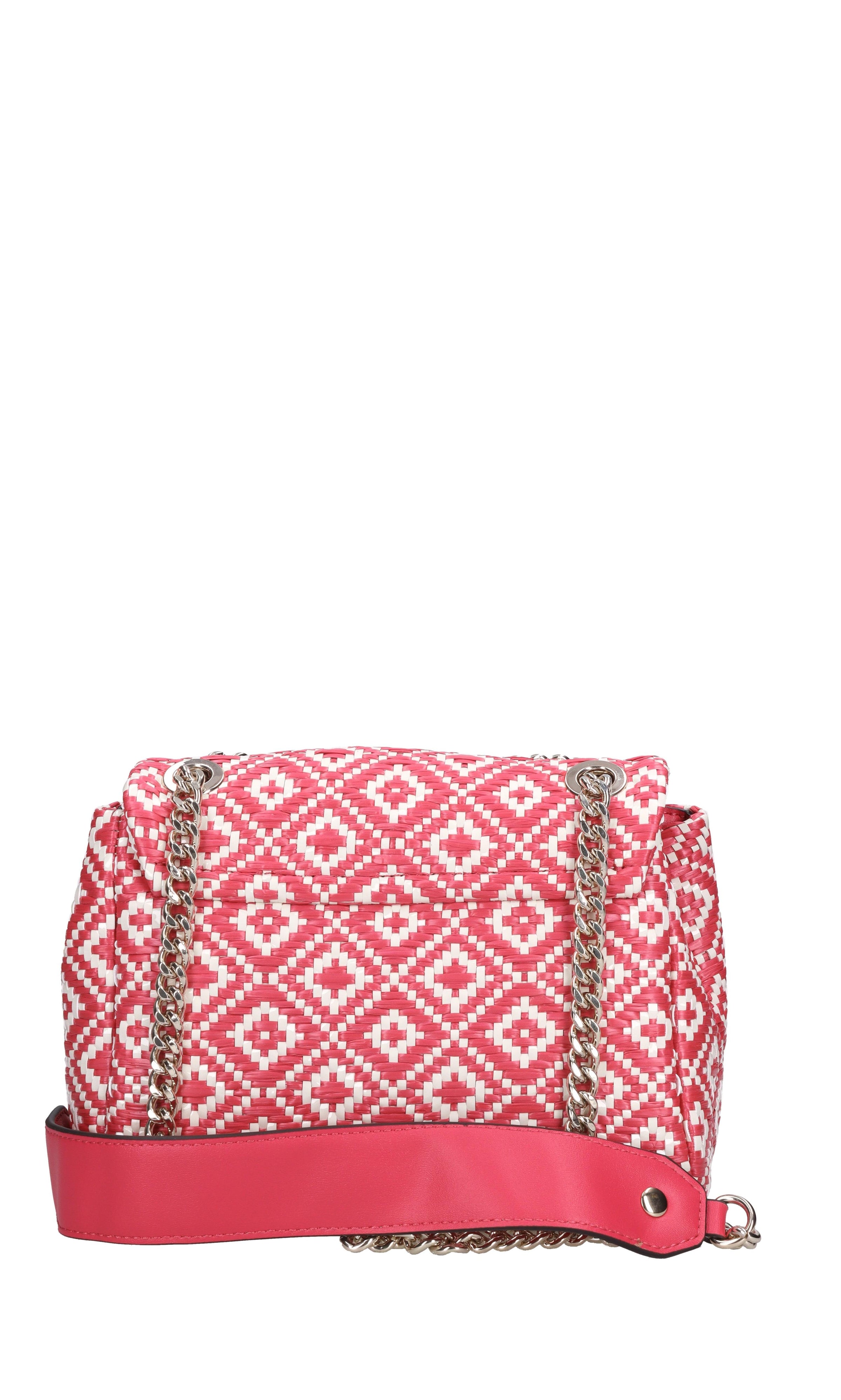 Borsa in rafia ed ecopelle 