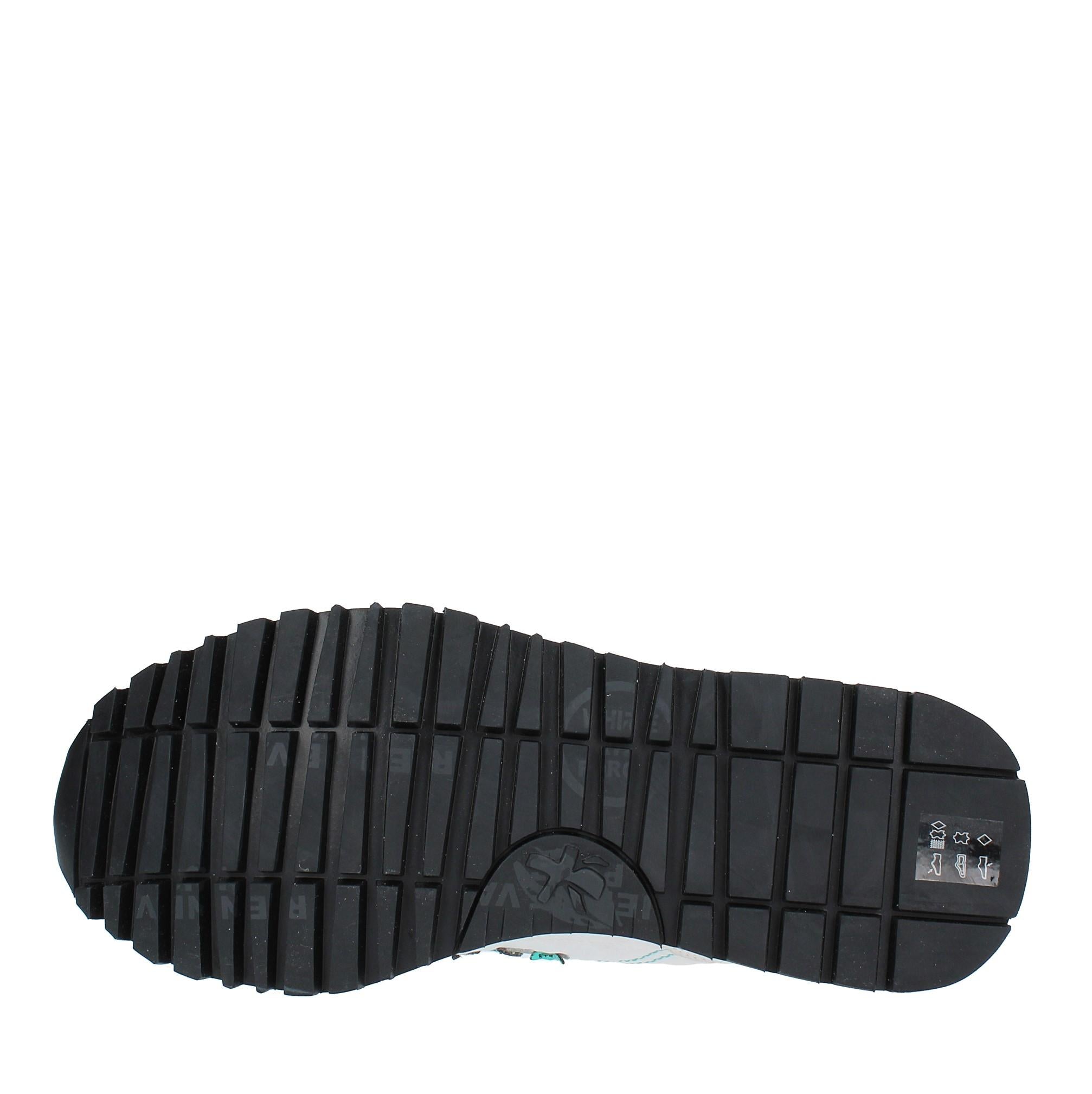 Sneakers in camoscio e tessuto 