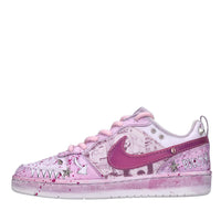Sneakers in ecopelle e tessuto 