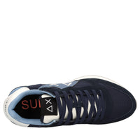 Sneakers in pelle tessuto ed ecopelle 