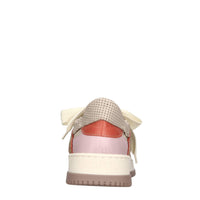 Sneakers in camoscio e pelle 