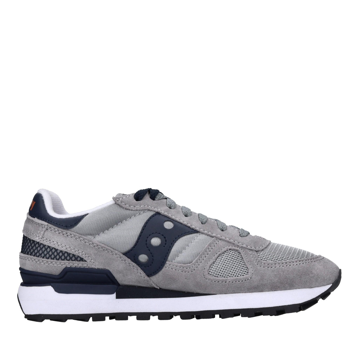 Sneakers in camoscio e tessuto 