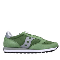 Sneakers in camoscio e tessuto 