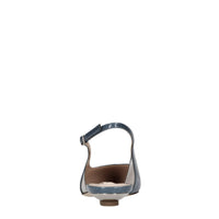 Ballerine slingback Denimlac in denim laccato 
