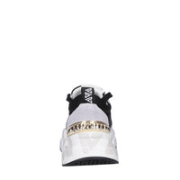 Sneakers in tessuto e camoscio 