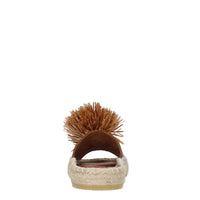Mules modello FUJI in pelle e rafia 