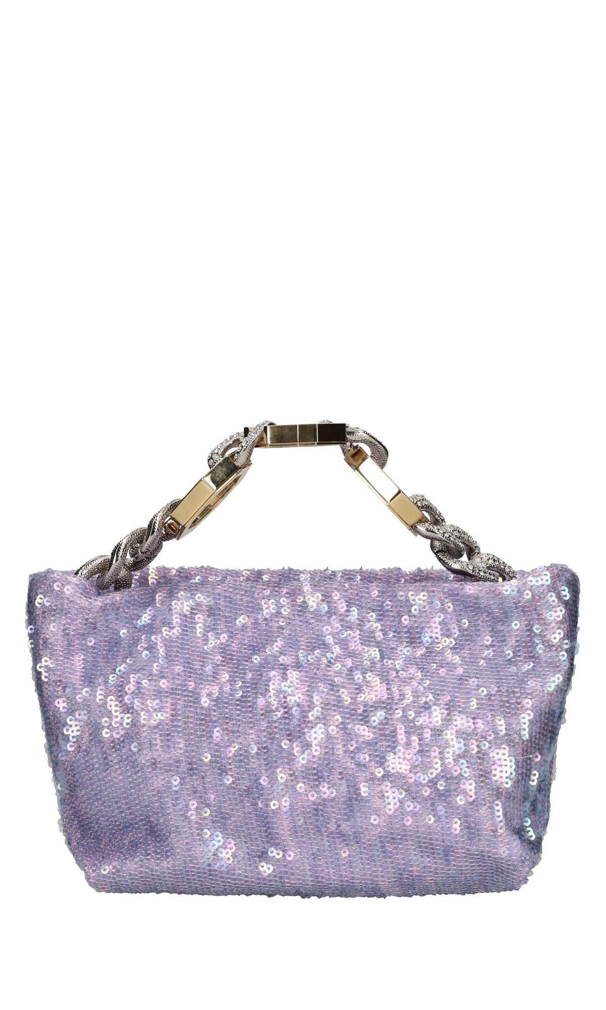 Borsa mini modello JESSYE in tessuto e paillettes 