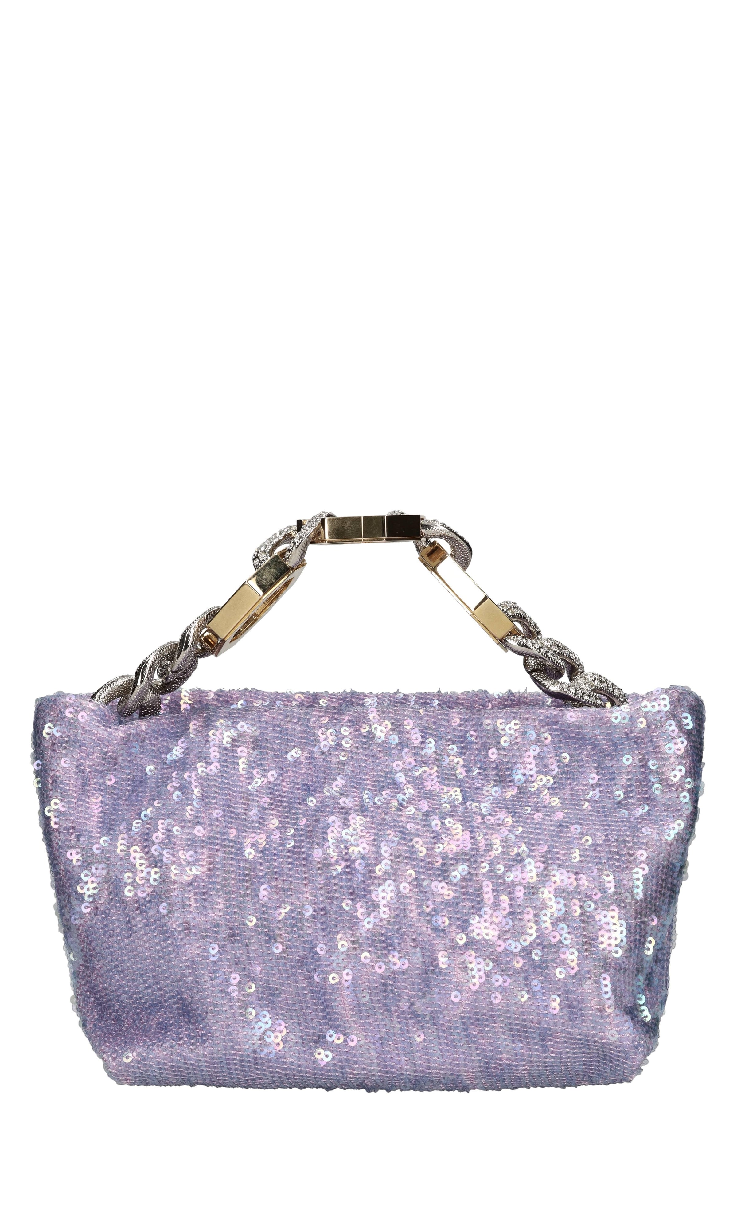 Borsa mini modello JESSYE in tessuto e paillettes 
