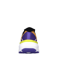 Sneakers in ecopelle e tessuto 