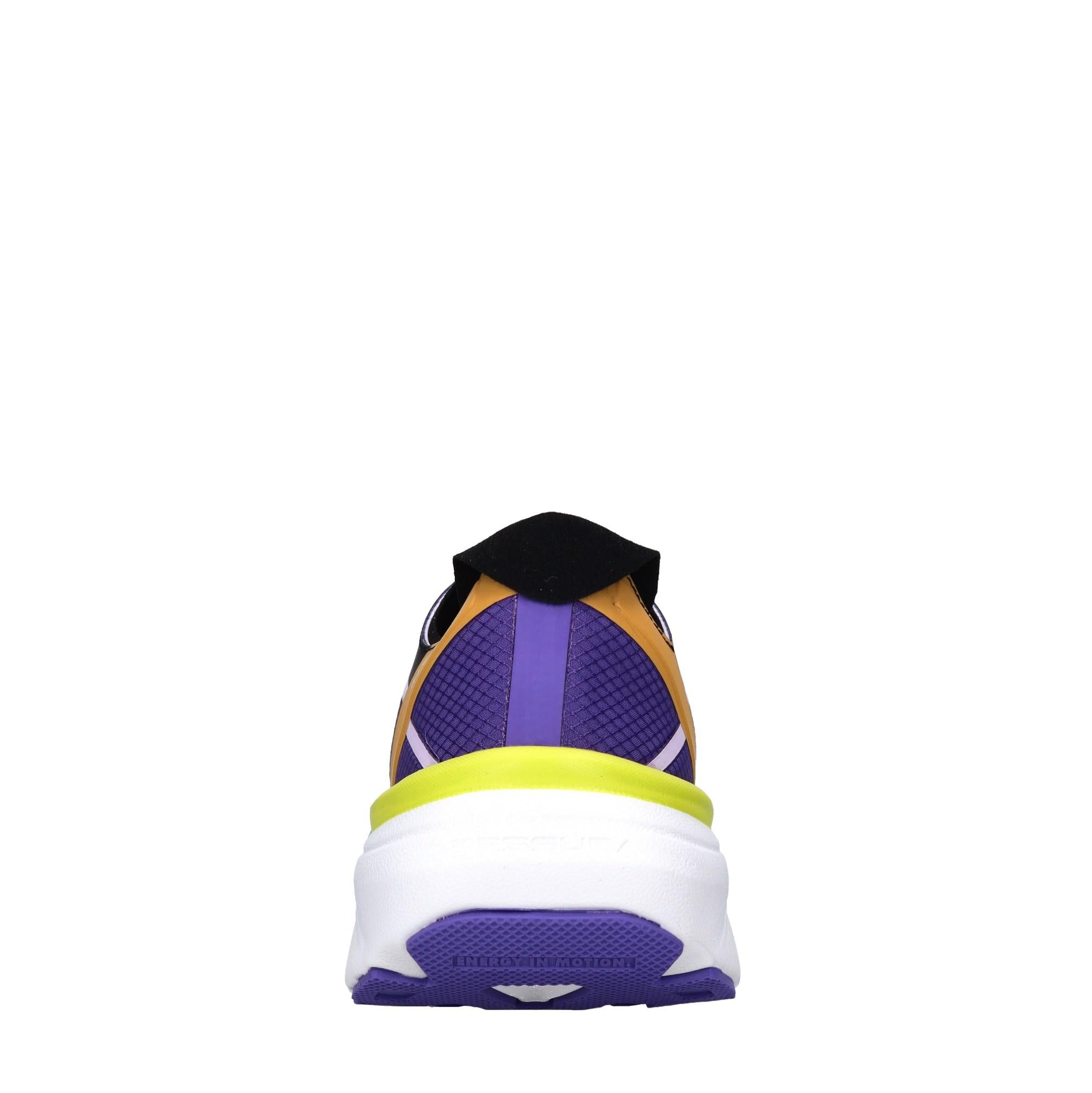 Sneakers in ecopelle e tessuto 