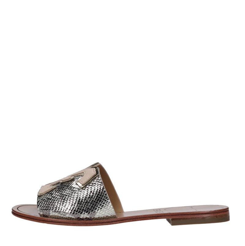 Mules in pelle 