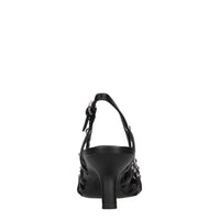 Décolléte slingback  in pelle 
