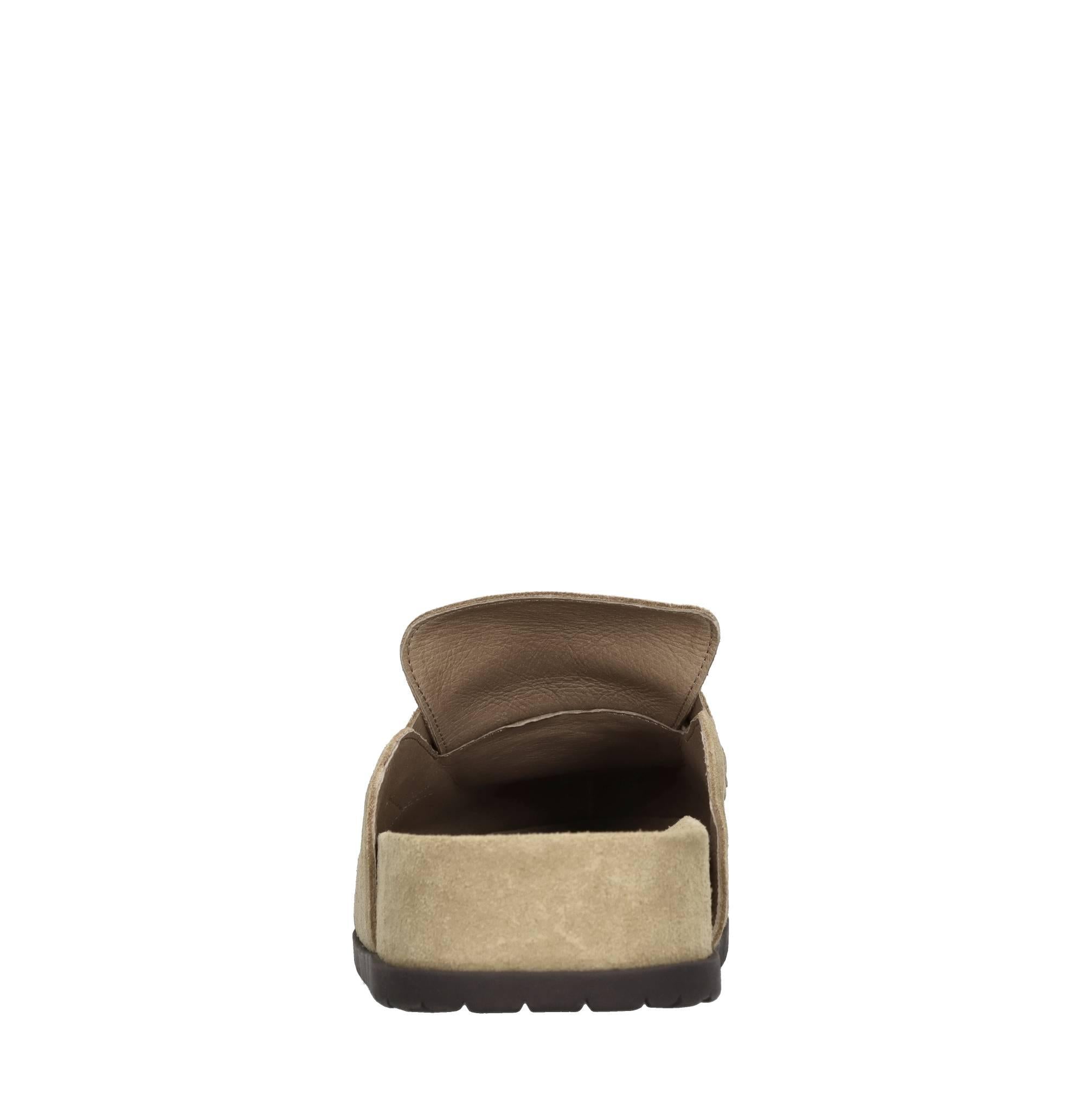 Sabot in camoscio 