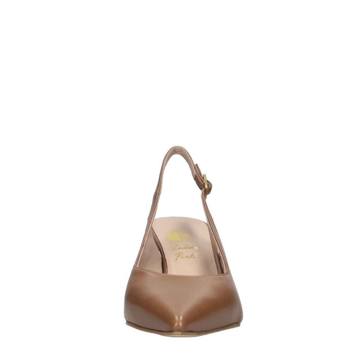 Décolléte slingback in pelle 