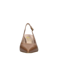 Décolléte slingback in pelle 