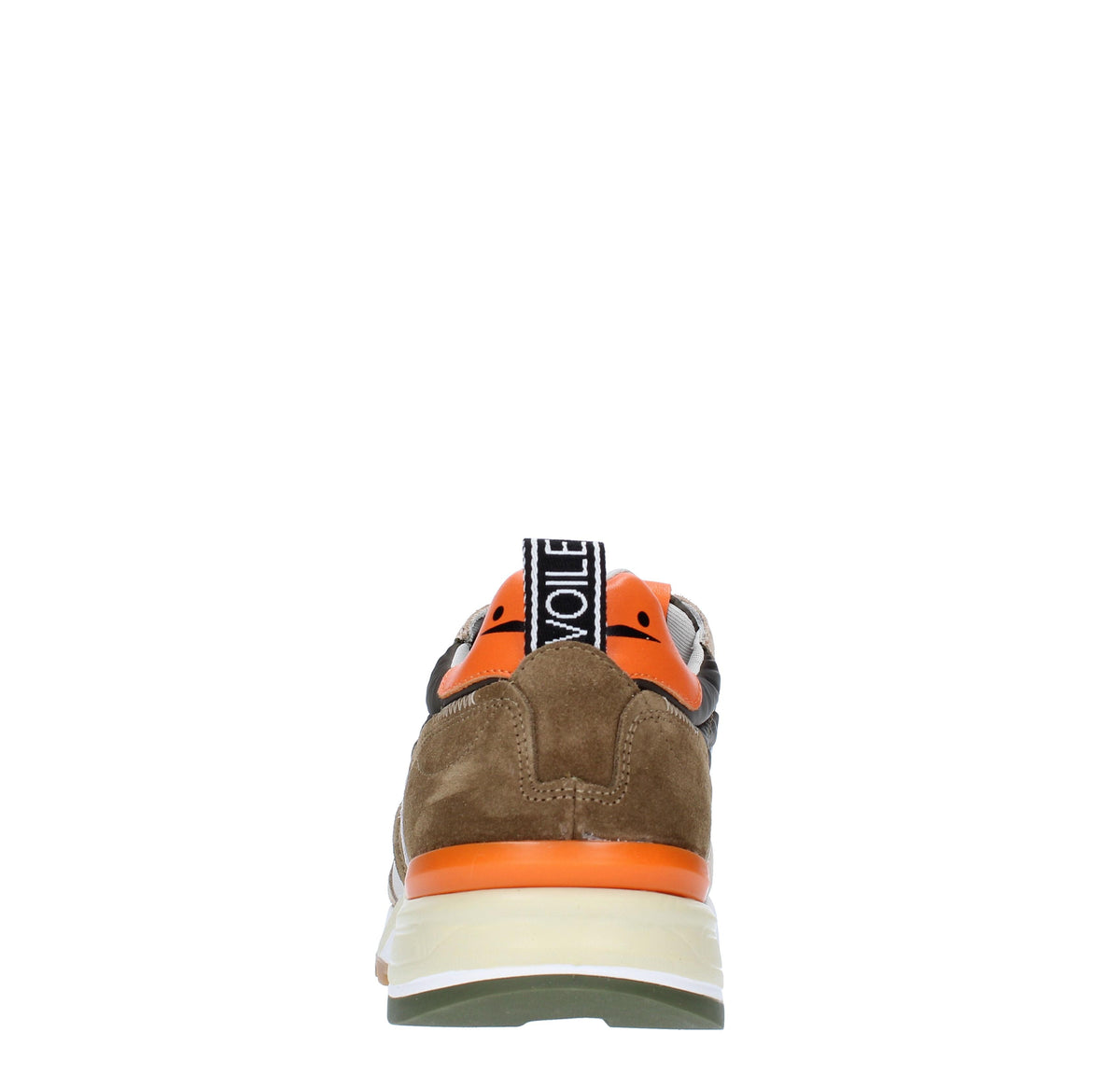 Sneakers in camoscio pelle e tessuto 