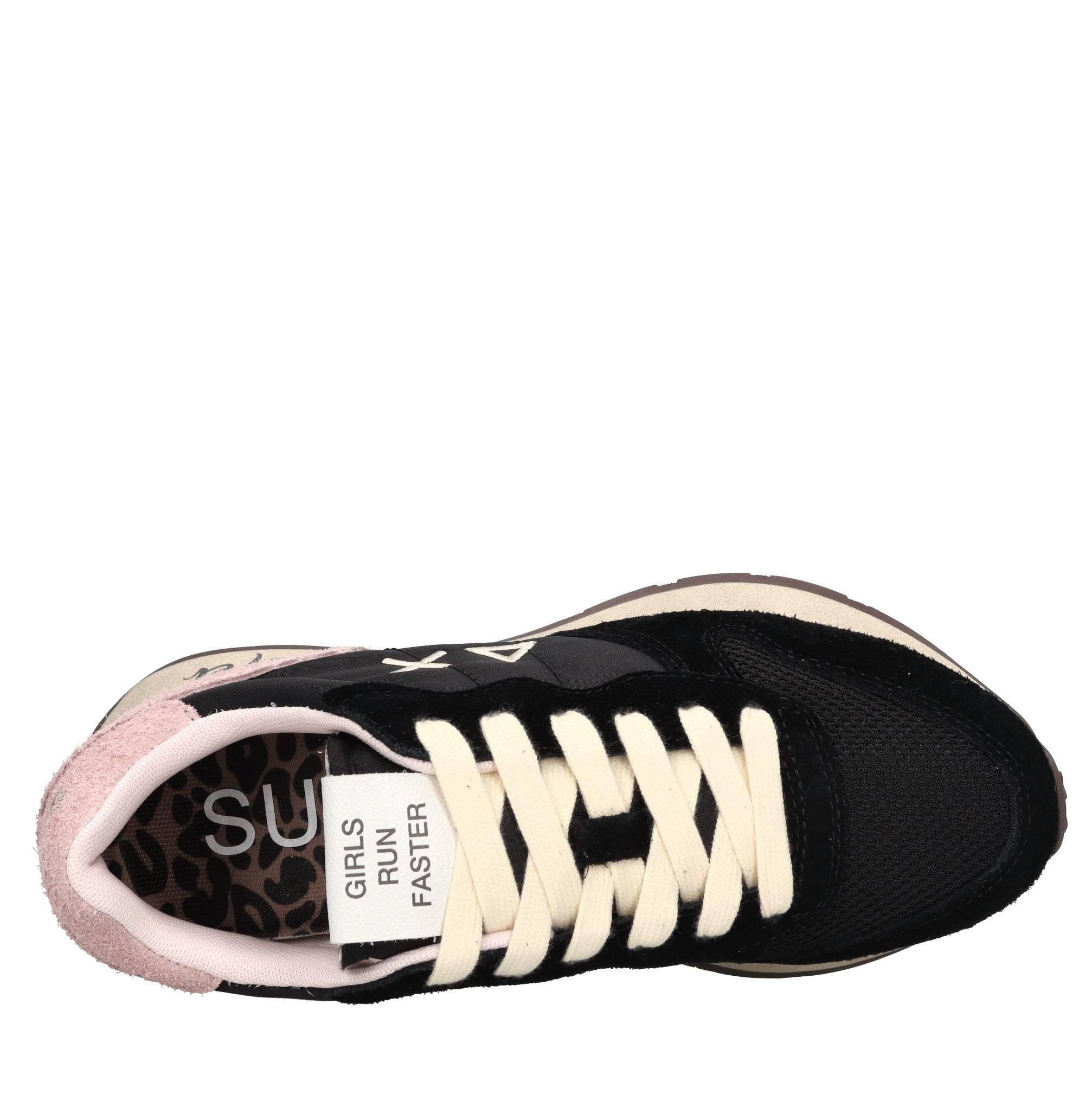 Sneakers Ally Vintage in camoscio e tessuto 