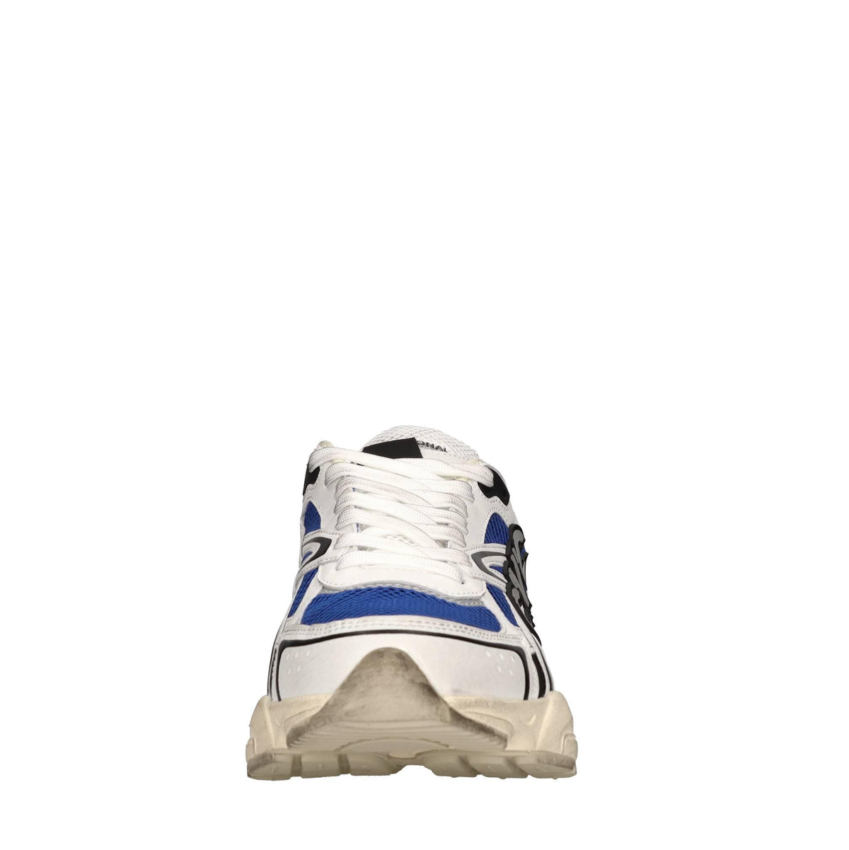 Sneakers in ecopelle e tessuto 