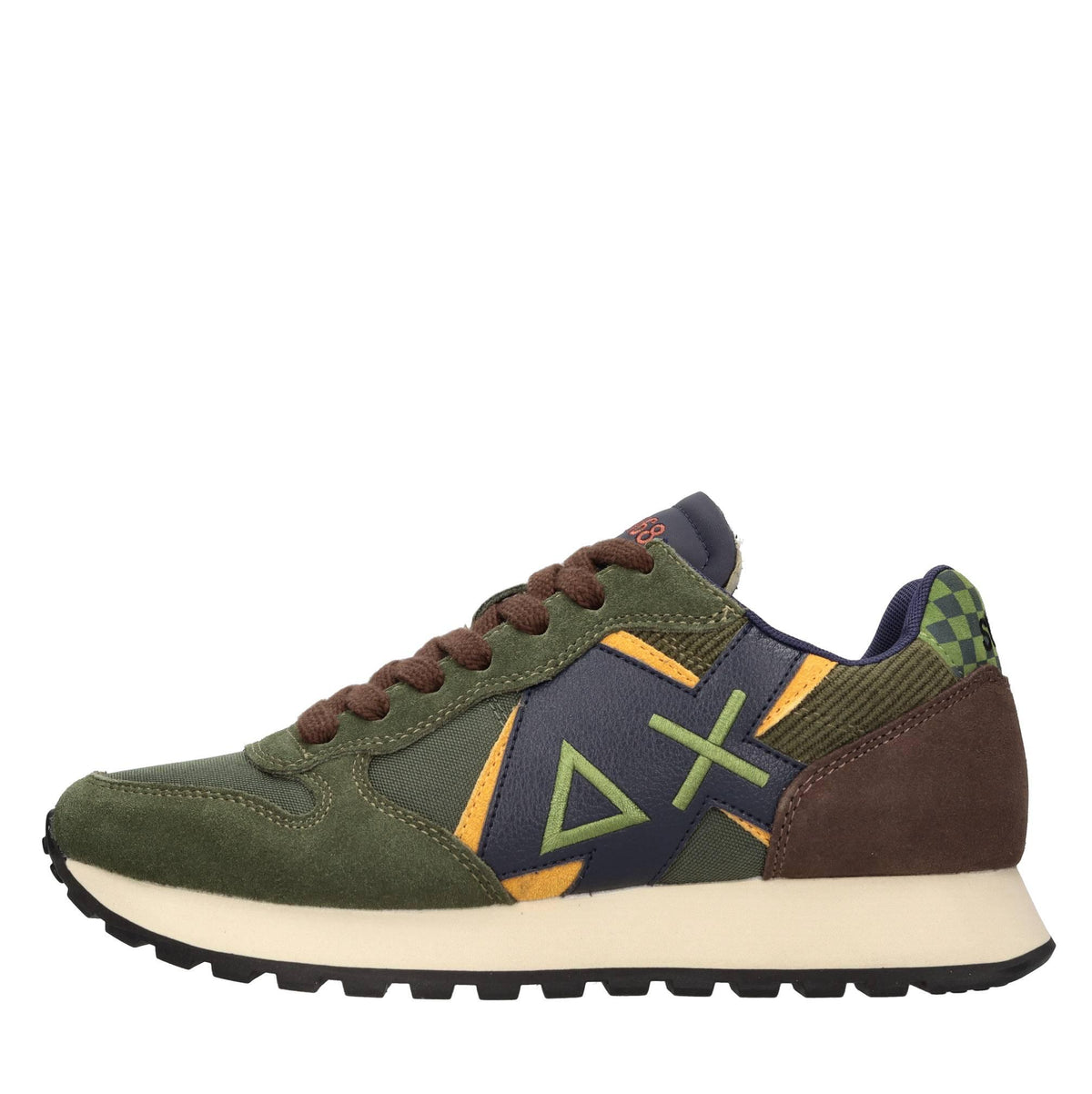 Sneakers modello Z44117 SUN68 in pelle scamosciata e tessuto traspirante 