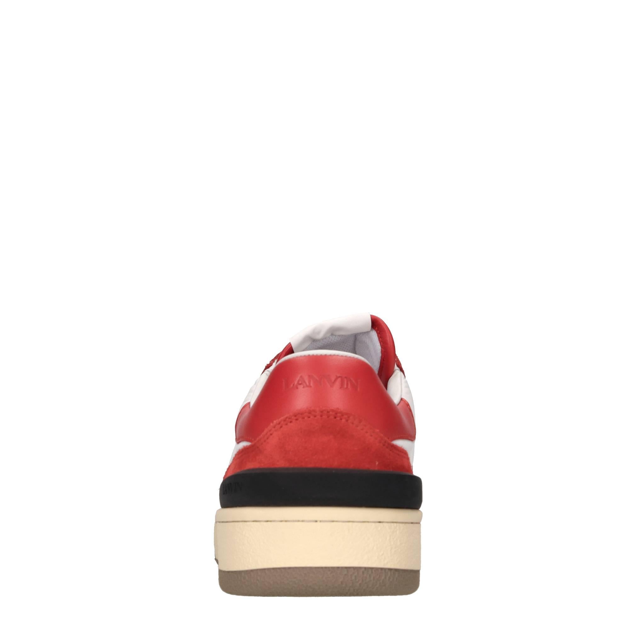 Sneakers in pelle,camoscio e tessuto 