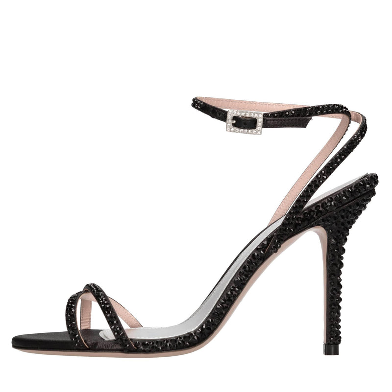 Sandali Charlize in tessuto e strass 