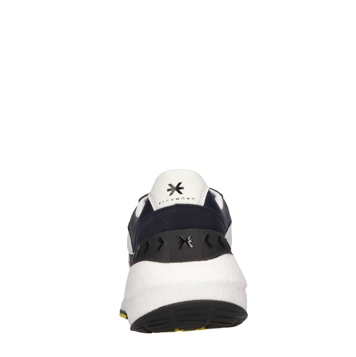 Sneakers in pelle e tessuto 