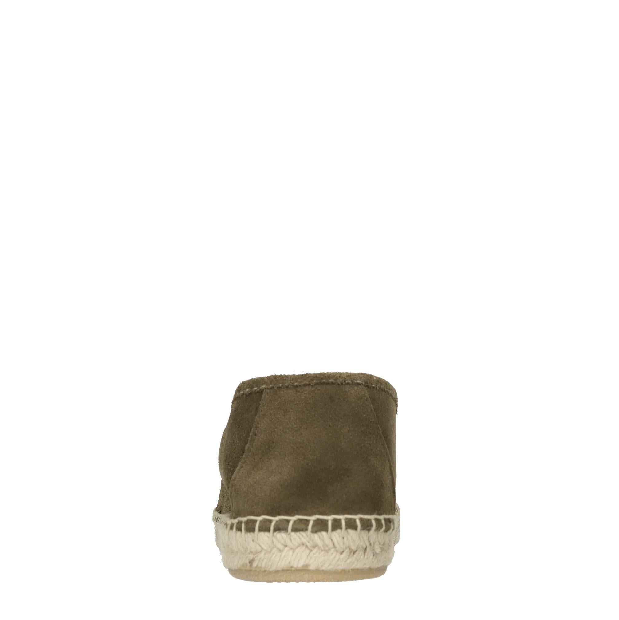 Mocassini espadrillas in camoscio 