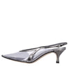 CASADEI Plexiglass and Leather Slingback Pumps