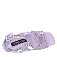Sandali in pelle e plexi 