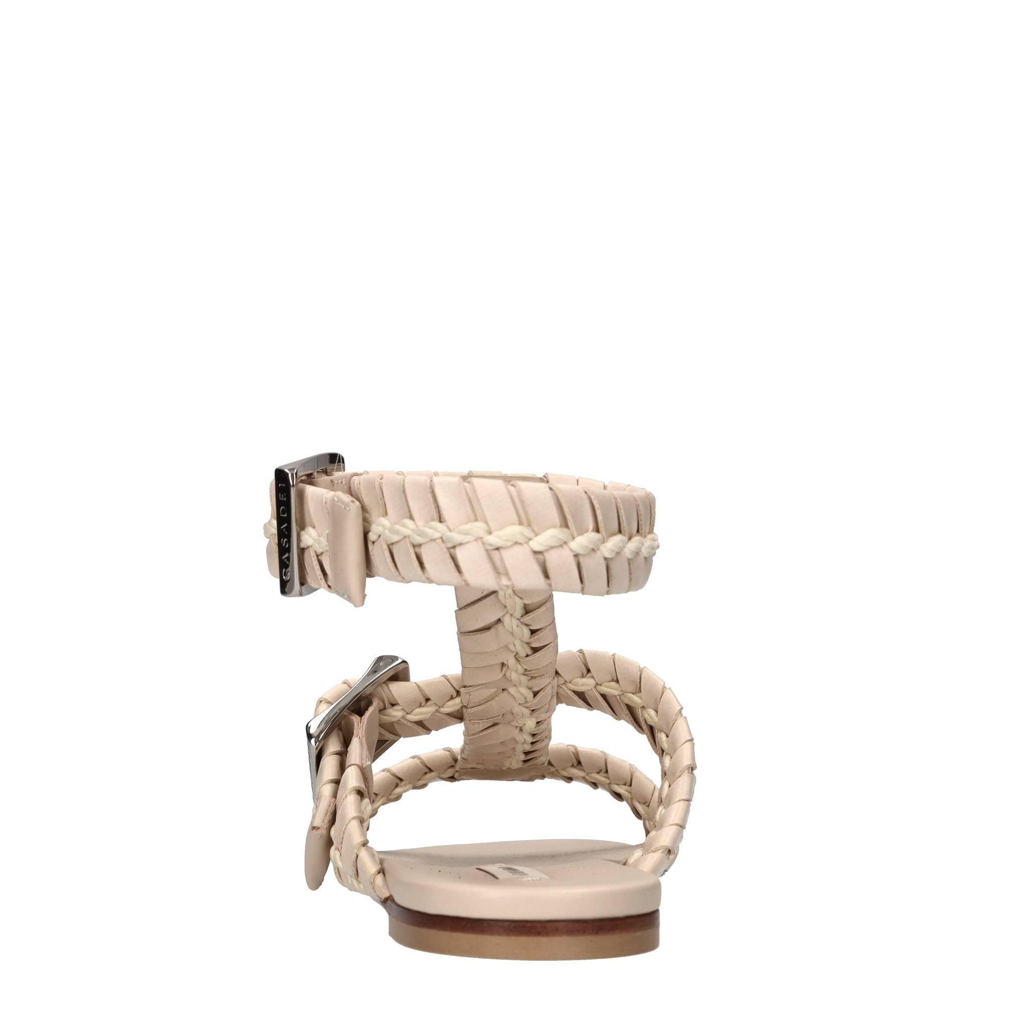 Sandali flat Penelope in pelle 