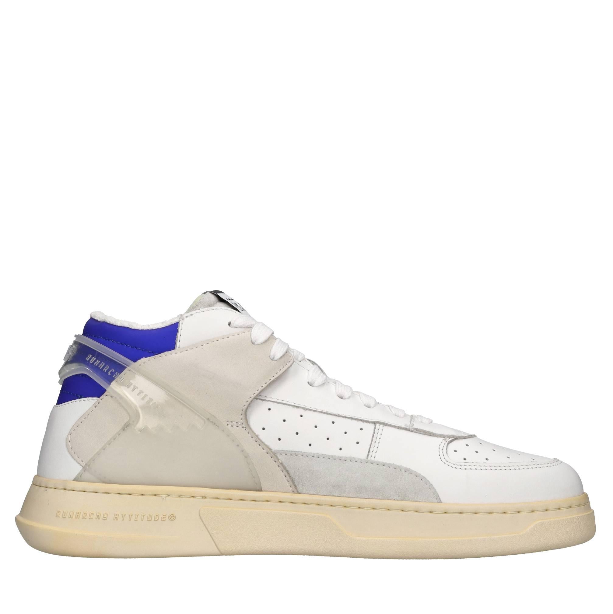 Sneakers modello HIGH COMBO in pelle e camoscio 
