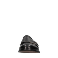 Mocassini doppia fibbia in pelle 