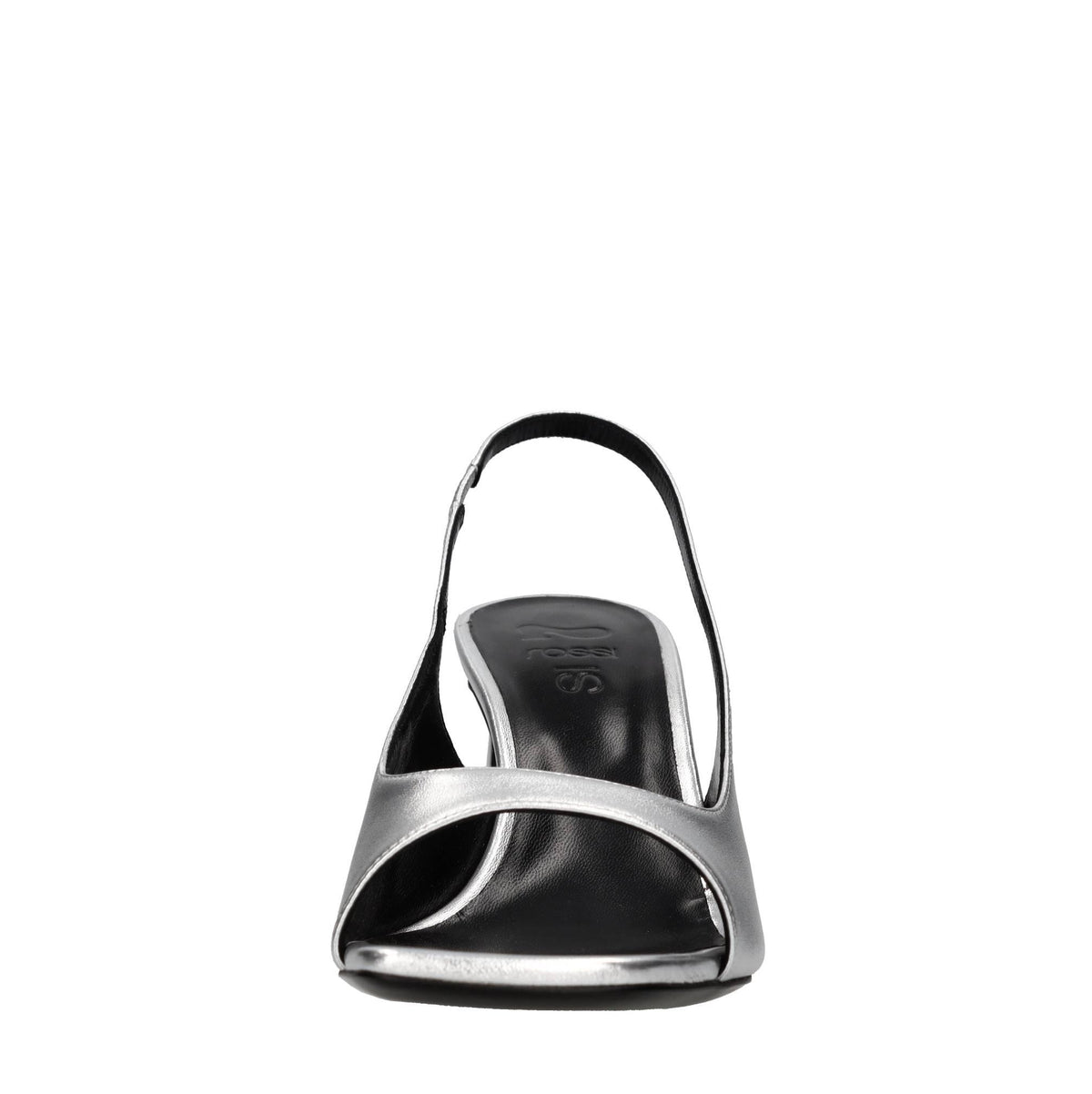 Sandali slingback in pelle 