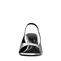 Sandali slingback in pelle 