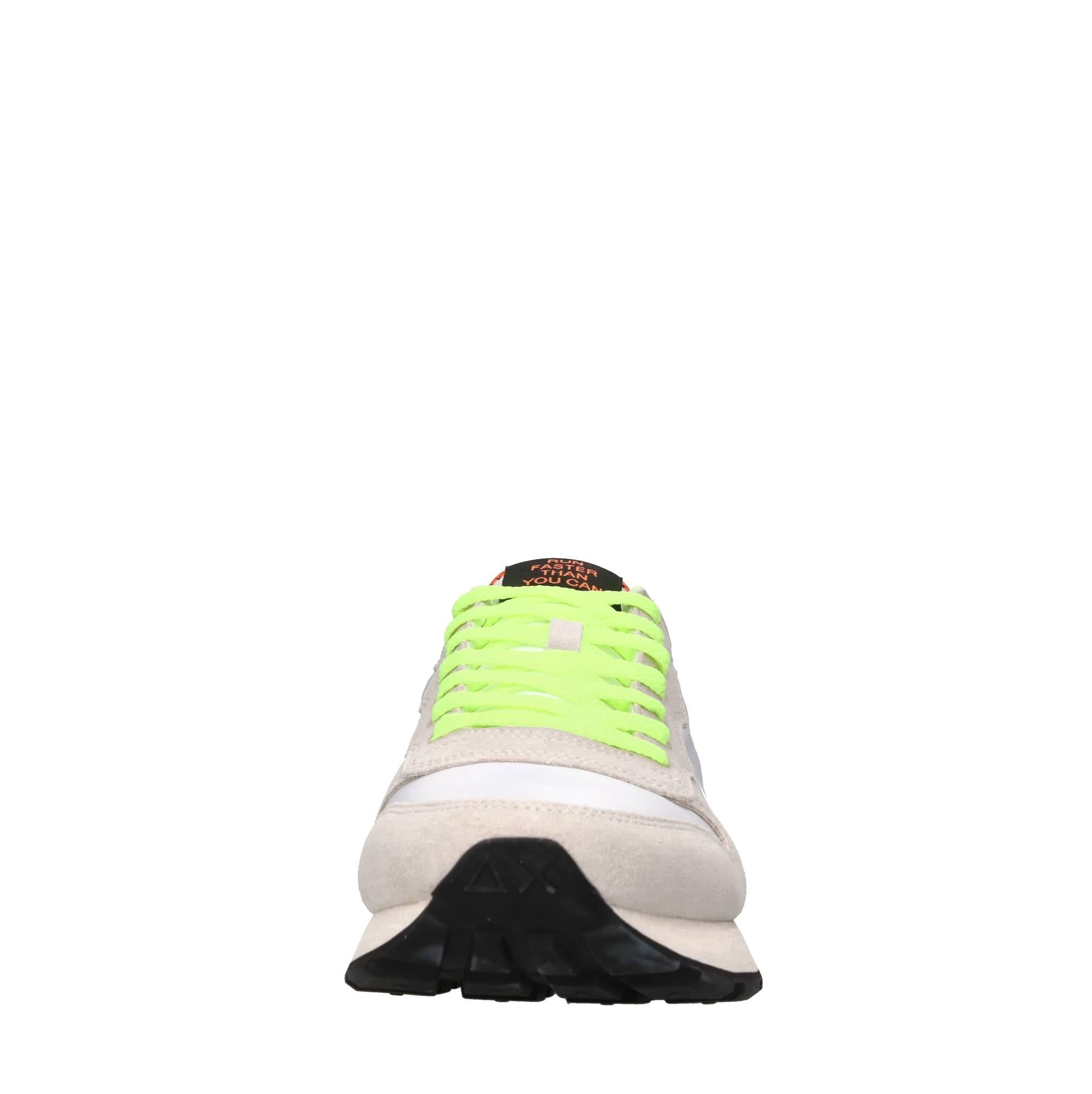 Sneakers in pelle ecopelle e tessuto 