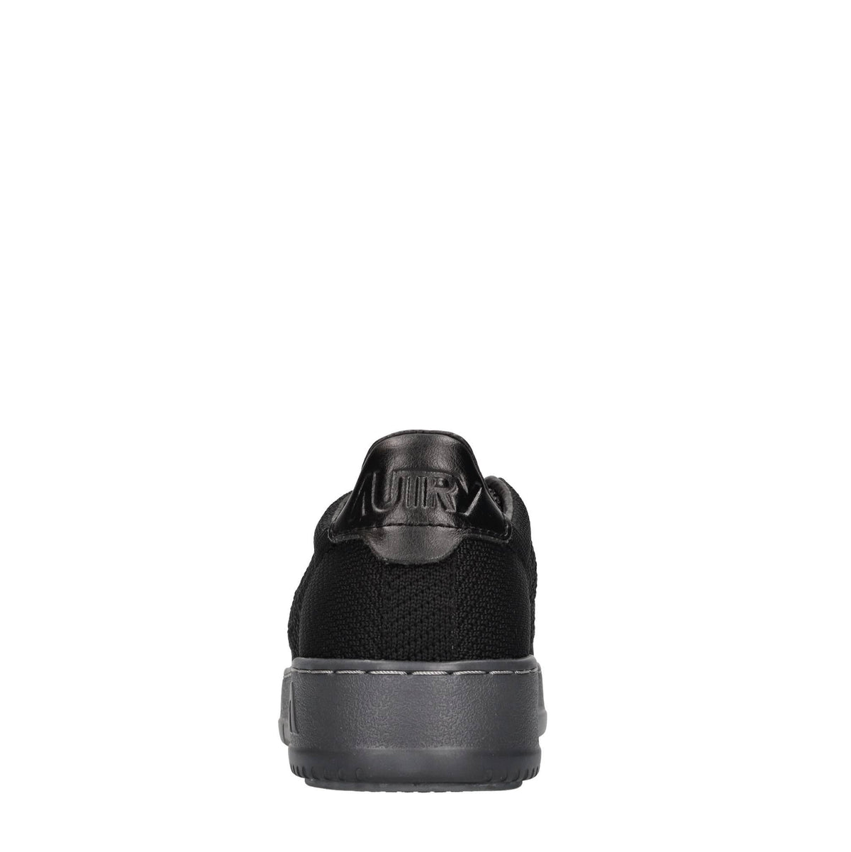 Sneakers in pelle e tessuto 
