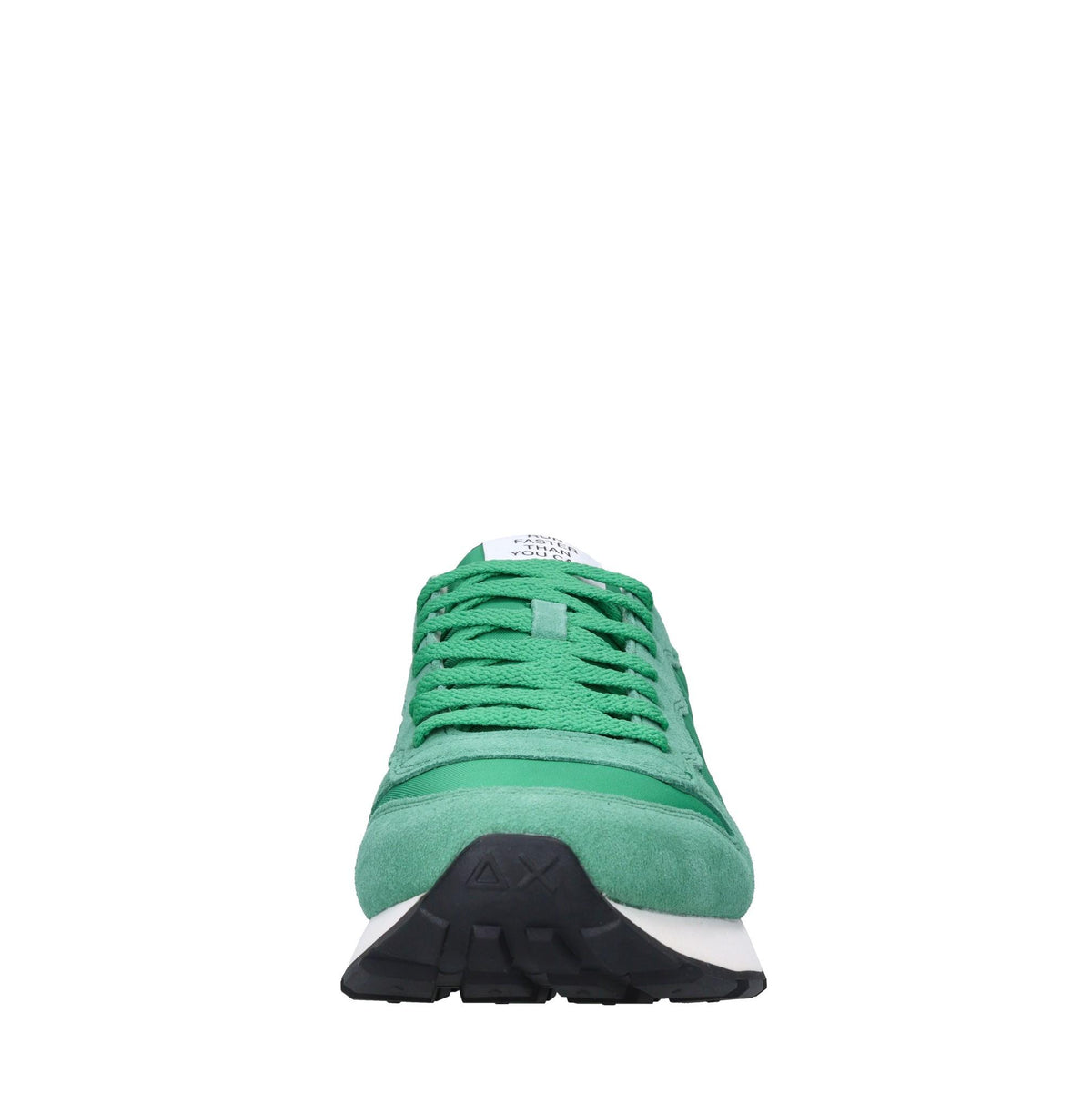 Sneakers in camoscio e tessuto 