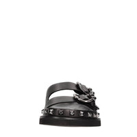 Mules in pelle 