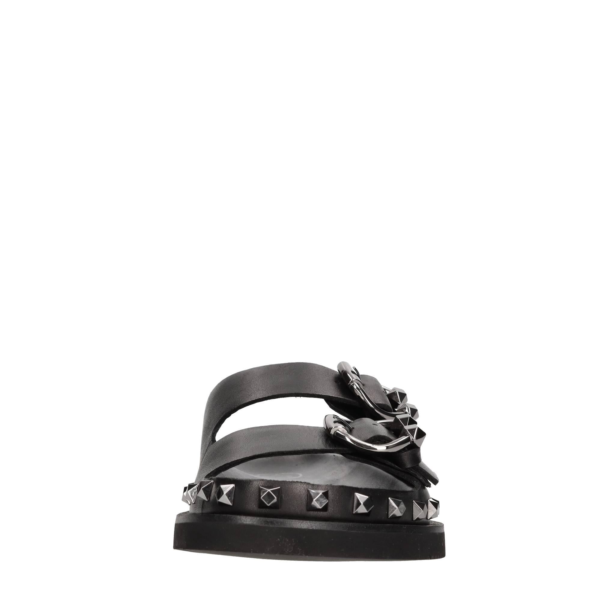Mules in pelle 