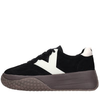 Sneakers in camoscio ed ecopelle 