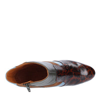 Tronchetti ETUSA CHIE MIHARA in pelle stampa Leopardo e camoscio 
