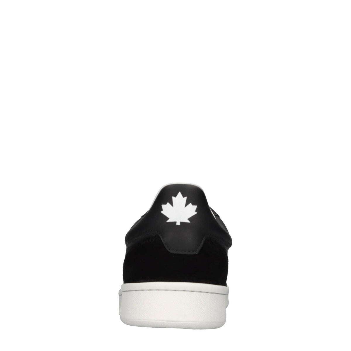 Sneakers in pelle e tessuto 
