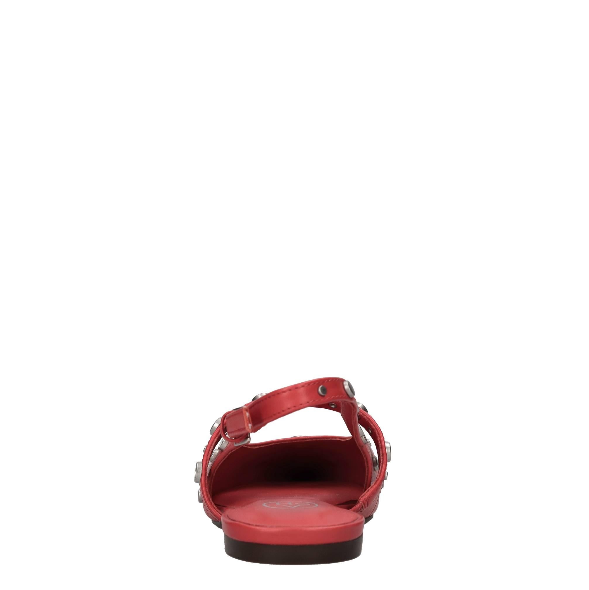 Ballerine slingback Brenda in pelle e borchie 