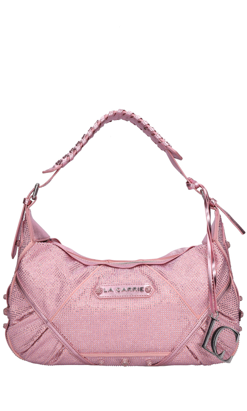 Borsa Microstars in ecopelle e strass 