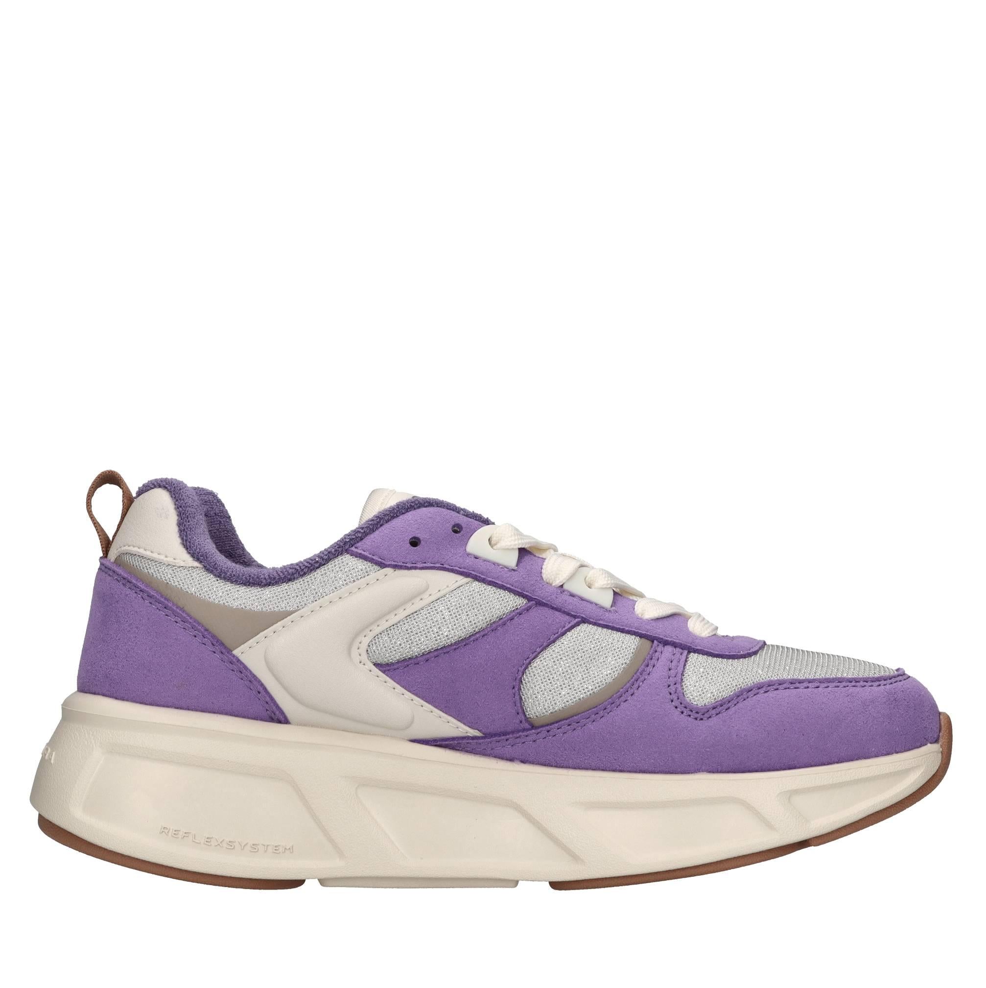 Sneakers modello Shoes Run03 in ecocamoscio e tessuto 