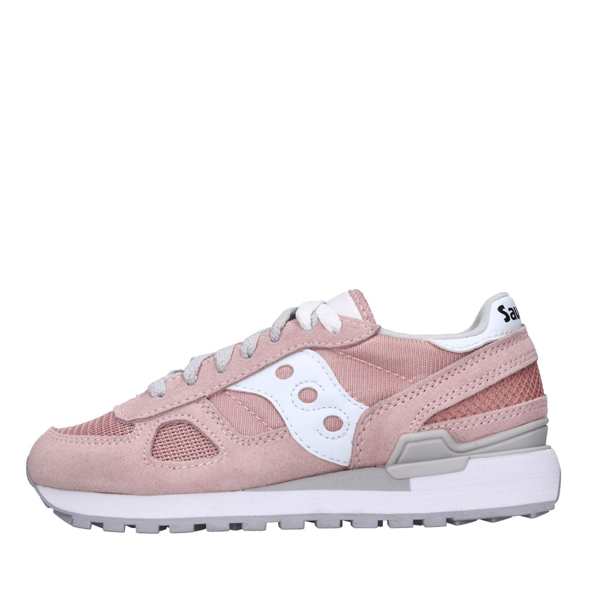 Sneakers in camoscio e tessuto 