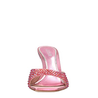 Mules Dita 95 in raso e strass 