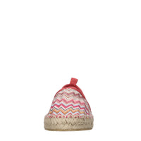 Espadrillas in tessuto zig zag 